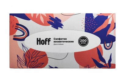 Лот: 25065974. Фото: 1. Салфетки косметические HOFF двухслойные. Другое (хозтовары)