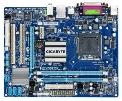 Лот: 960370. Фото: 1. Gigabyte GA-G41MT-ES2L. Материнские платы