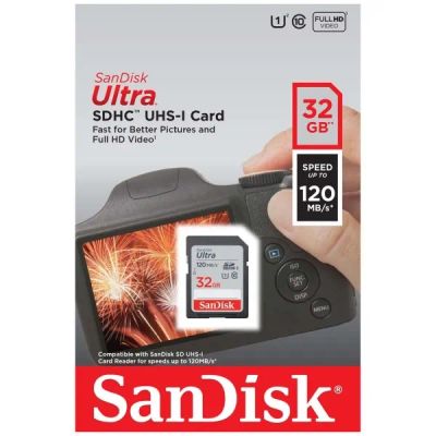 Лот: 24471517. Фото: 1. Карта памяти SanDisk Ultra SDHC... Карты памяти