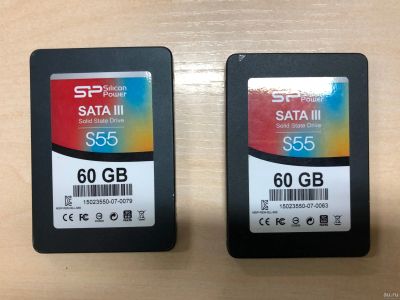 Лот: 15204537. Фото: 1. SSD 60 Gb Silicon Power S55. SSD-накопители