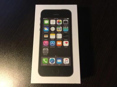 Лот: 8693746. Фото: 1. 16GB iPhone 5S Black LTE РСТ новый... Смартфоны