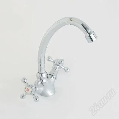 Лот: 2488701. Фото: 1. Смеситель кухня Кристал Блюз. Смесители