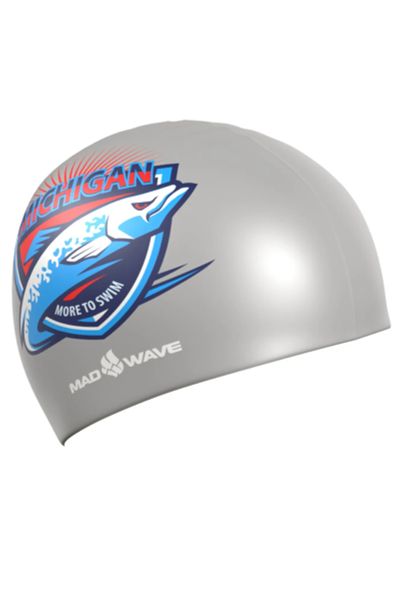 Лот: 25204452. Фото: 1. Силиконовая шапочка MadWave Michigan... Плавание