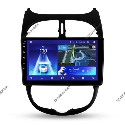 Лот: 20759984. Фото: 1. Магнитола Teyes CC2 Plus Peugeot... Автомагнитолы