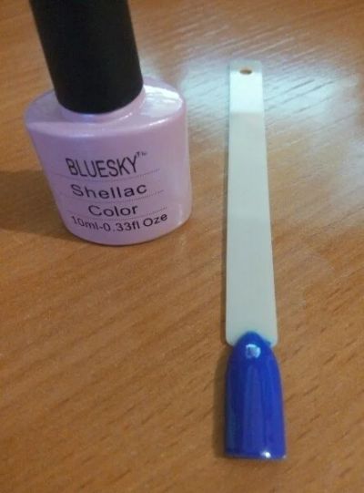 Лот: 8820741. Фото: 1. Bluesky шеллак новый 7. Лак для ногтей