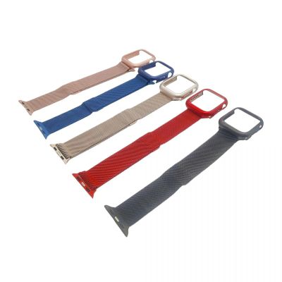 Лот: 22145725. Фото: 1. РЕМЕШОК+ CASE METALL APPLE WATCH... Смарт-часы, фитнес-браслеты, аксессуары