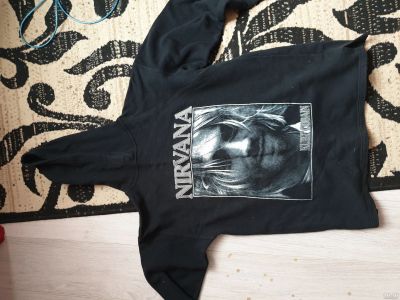 Лот: 14295145. Фото: 1. Толстовка балахон nirvana нирвана... Свитеры, толстовки, худи