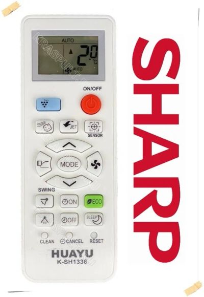 Лот: 15909255. Фото: 1. Пульт для кондиционера SHARP K-SH1336. Пульты ДУ