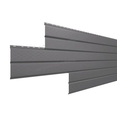 Лот: 24025697. Фото: 1. Софит Lбрус-15х240 (VALORI-20-Grey-0... Кровельные материалы