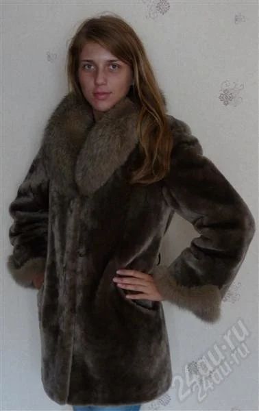 Лот: 3659981. Фото: 1. Мутоновая шуба. Верхняя одежда
