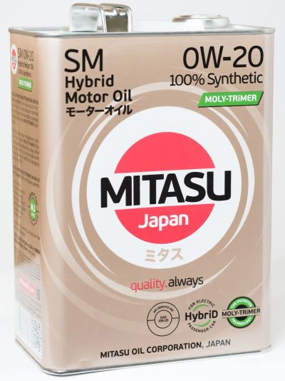 Лот: 22517792. Фото: 1. Mitasu 0w20 Hybrid. Масла, жидкости