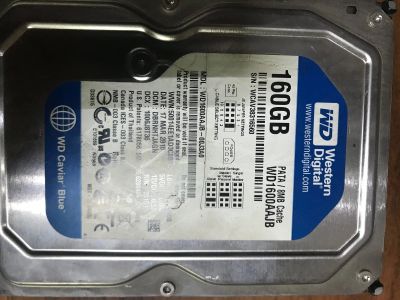 Лот: 16313585. Фото: 1. Жесткий диск ide WD 160. Жёсткие диски (HDD)