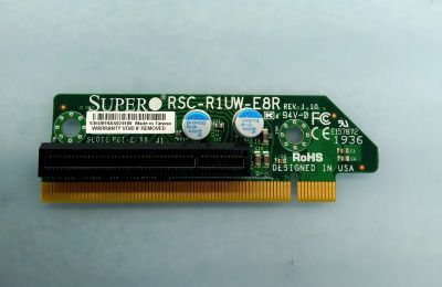 Лот: 20299300. Фото: 1. Riser Card Supermicro RSC-R1UW-E8R... Платы расширения, контроллеры, доп. порты