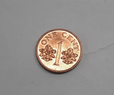 Лот: 25314392. Фото: 1. Монета Сингапур 1 цент 1995г. Азия