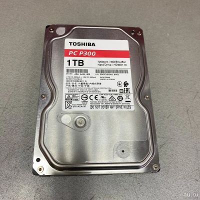 Лот: 17640508. Фото: 1. Жесткий диск 1000Gb Toshiba P300... Жёсткие диски