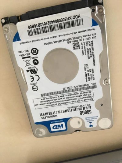 Лот: 11312024. Фото: 1. HDD 2,5” Western Digital, состояние... Жёсткие диски (HDD)