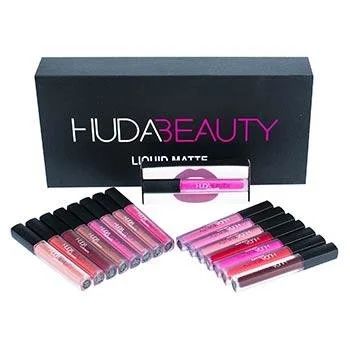 Лот: 10215639. Фото: 1. Набор помад Huda Beauty Liquid... Макияж