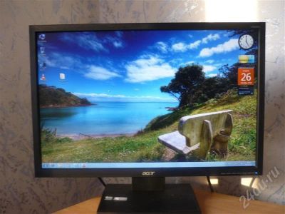 Лот: 583019. Фото: 1. Отличный Монитор Acer LCD 22... ЖК-мониторы