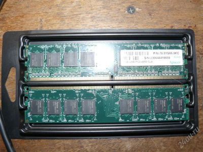 Лот: 2334792. Фото: 1. DDR2 2*1000Mb. Оперативная память