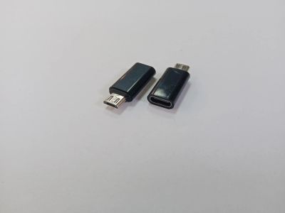 Лот: 19447447. Фото: 1. Переходник USB type C гн - microUSB... Дата-кабели, переходники