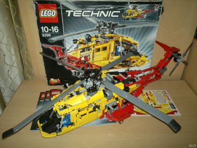 Лот: 13237180. Фото: 1. Лего Lego Technic 9396 Вертолет. Конструкторы