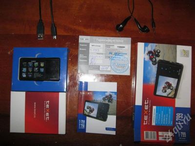 Лот: 687483. Фото: 1. Texet t-799 4 Gb. Плееры