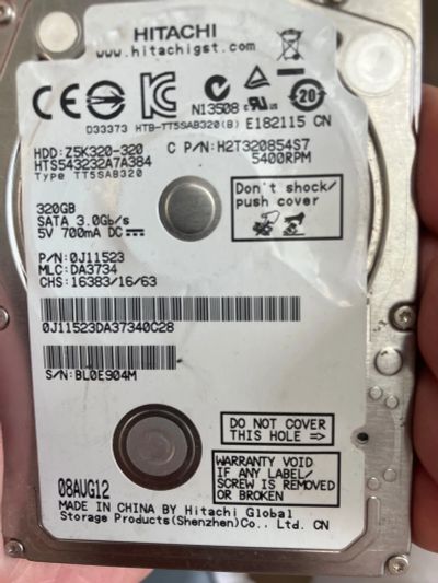 Лот: 25514886. Фото: 1. 2 уставших диска. Жёсткие диски (HDD)