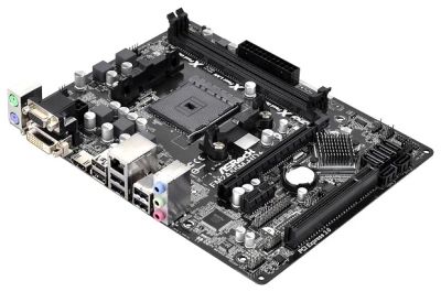 Лот: 6863259. Фото: 1. Материнская плата FM2+ ASRock... Материнские платы