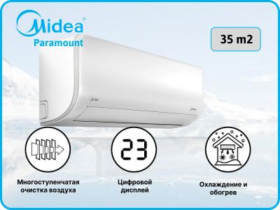 Лот: 20261774. Фото: 1. Настенная сплит-система Midea... Кондиционеры, сплит-системы