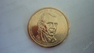 Лот: 939386. Фото: 1. 1 доллар США Серия президенты... Америка