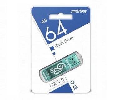 Лот: 20885255. Фото: 1. 64GB USB Flash, SmartBuy Glossy... Карты памяти
