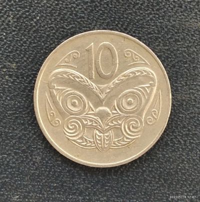 Лот: 19056026. Фото: 1. Новая Зеландия 1972 10 центов. Великобритания и острова