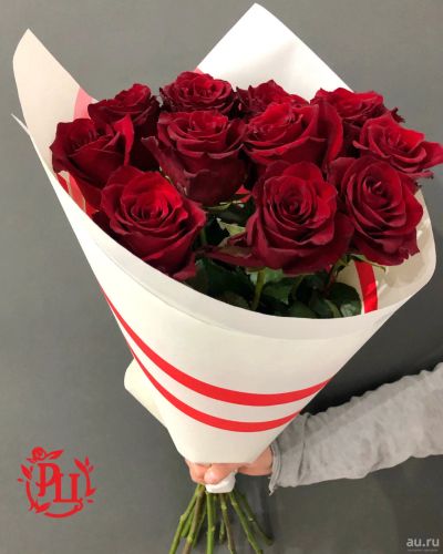 Лот: 13572553. Фото: 1. Лот № 249 Букет 11 красных роз... Свежие цветы