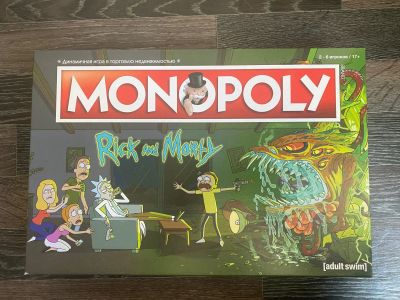 Лот: 25192360. Фото: 1. Монополия Рик и Морти. Настольные игры, карты