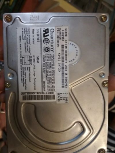 Лот: 13074674. Фото: 1. Жесткий диск 540 мб с 1 рубля... Жёсткие диски (HDD)
