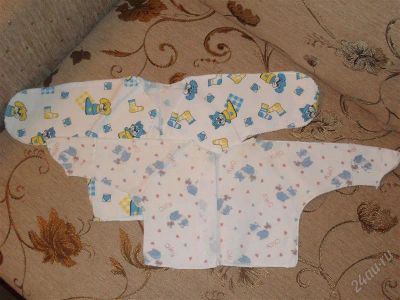 Лот: 1550745. Фото: 1. распашонки байковые 2. Ползунки, распашонки, слипы