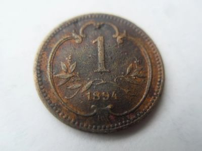 Лот: 5369875. Фото: 1. Австрия 1 геллер 1894 г. Германия и Австрия
