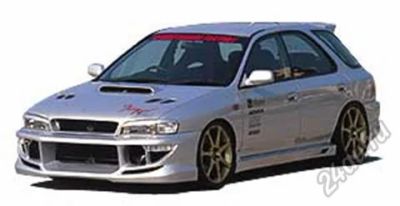 Лот: 5620341. Фото: 1. Передний бампер C-West на Subaru... Детали тюнинга