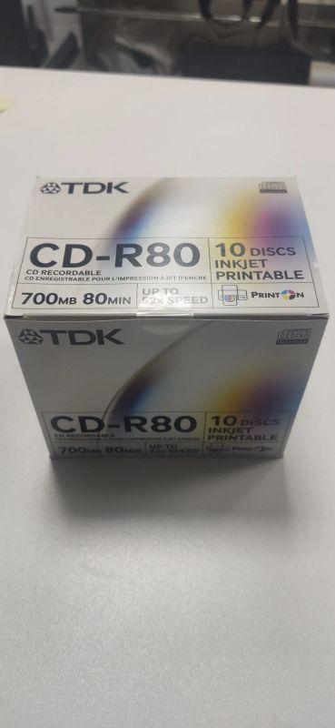 Лот: 21139277. Фото: 1. Диски CD-R80 100шт. Игры для консолей