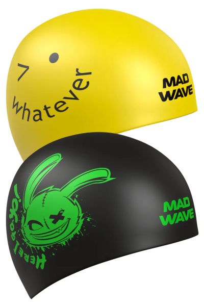 Лот: 25046879. Фото: 1. Силиконовая шапочка Mad Wave Whatever... Плавание