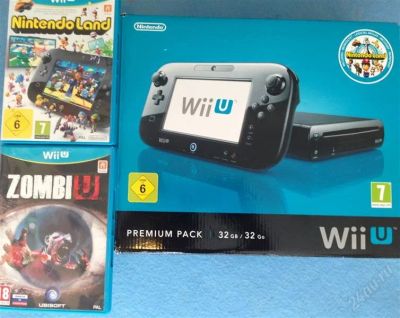 Лот: 2803322. Фото: 1. Игровая консоль Nintendo WiiU... Игровые приставки, консоли