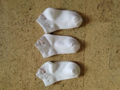 Лот: 7134451. Фото: 1. Белые носочки 3 пары размер 12... Чулочно-носочные изделия