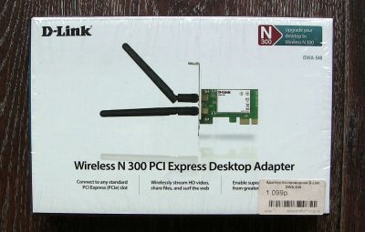 Лот: 15767500. Фото: 1. Wi-Fi адаптер D-link DWA-548. WiFi, Bluetooth адаптеры