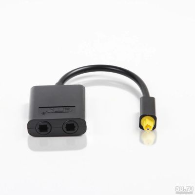 Лот: 9454256. Фото: 1. Toslink SPDIF Splitter Оптический... Шнуры, кабели, разъёмы