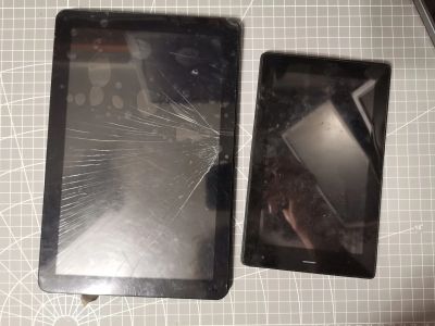 Лот: 25899123. Фото: 1. Планшеты, разбиты матрицы. Планшеты