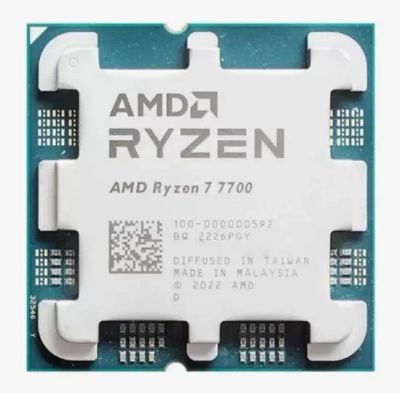 Лот: 25029468. Фото: 1. Процессор AMD AM5 Ryzen 7 7700... Процессоры