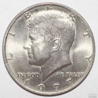 Лот: 9742864. Фото: 1. 1/2 доллара 1977 год. США. Джон... Америка