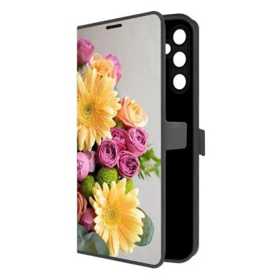 Лот: 25051133. Фото: 1. Чехол Krutoff Eco Book "Букет... Чехлы, бамперы