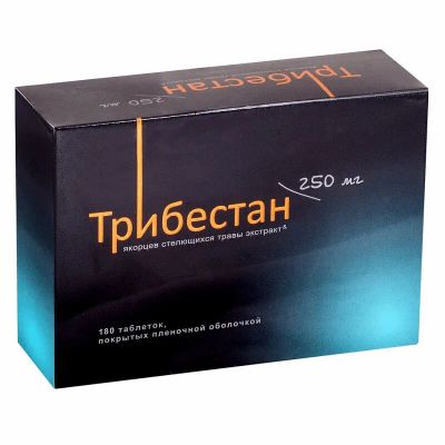 Лот: 23977045. Фото: 1. Трибестан 250 мг таблетки 180... Лекарства