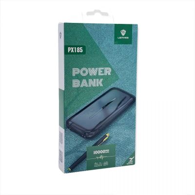 Лот: 22146845. Фото: 1. POWER BANK LENYES PX185 10 000mAh... Внешние, портативные аккумуляторы для смартфонов (Power bank)